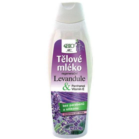 Bione Cosmetics Levandule výživné tělové mléko pro všechny typy pokožky 500 ml