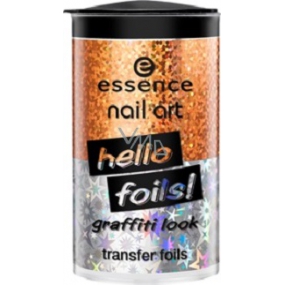 Essence Nail Art Hello Foils! Trasfer Foils fólie na nehty 03 Hello Holo! 2 kusy