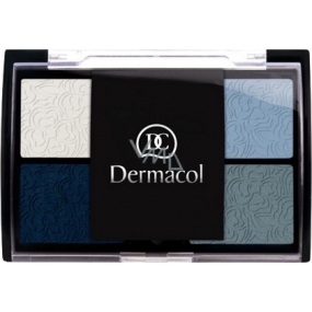 Dermacol Quattro Eye Shadow oční stíny 02 Modré oči 5 g