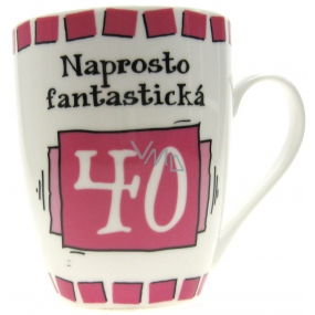 Nekupto Hrnek narozeninový Naprosto fantastická 40 350 ml