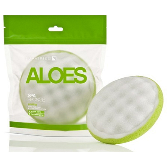 Suavipiel Aloes oboustranná mycí houba peeling