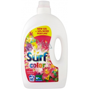 Surf Color Tropical Lily & Ylang Ylang gel na praní barevného prádla 60 dávek 3 l