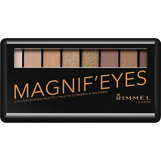Rimmel London Magnifeyes Eye Contouring Palette paleta očních stínů 001 Keep Calm & Wear Gold 7 g