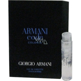 Giorgio Armani Code Colonia toaletní voda pro muže 1,2 ml s rozprašovačem, vialka