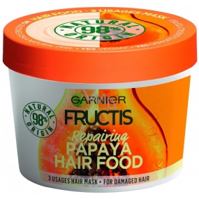 Garnier Fructis Papaya Hair Food obnovující maska na poškozené vlasy 390 ml