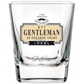 Nekupto Liga Pravých Gentlemanů Whisky sklenička Gentleman je otázkou volby 200 ml