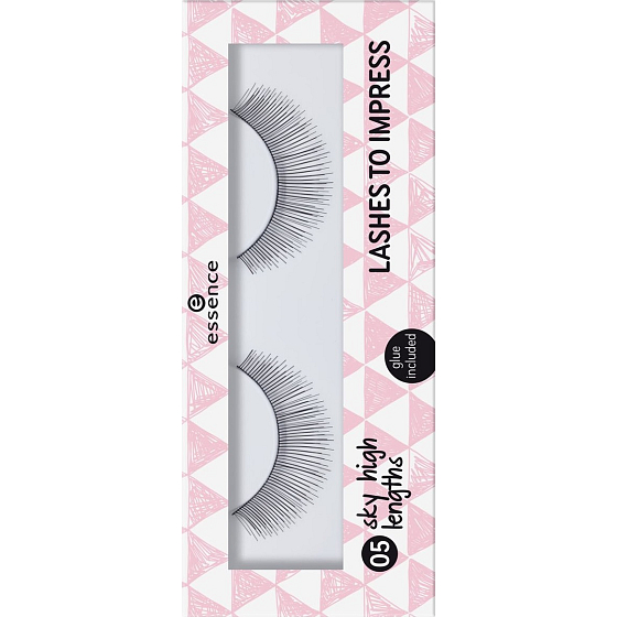 Essence Lashes To Impress umělé řasy 05 Sky High Lengths 1 pár