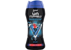 Lenor Unstoppables Sport vonné perličky do pračky dodávají prádlu intenzivní svěží vůni až do dalšího praní 210 g