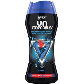 Lenor Unstoppables Sport vonné perličky do pračky dodávají prádlu intenzivní svěží vůni až do dalšího praní 210 g