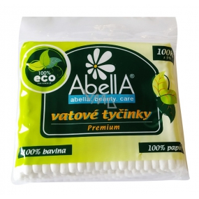 Abella Premium vatové tyčinky sáček 100 kusů