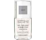 Gabriella Salvete Nail Care Gel 2v1 Top and Base Coat gelový vrchní lak na nehty 11 ml