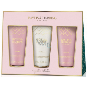 Baylis & Harding Jojoba, Vanilka & Mandlový olej krém na ruce 3 x 50 ml, kosmetická sada pro ženy