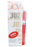 Jennifer Lopez Glow By JLo toaletní voda pro ženy 30 ml + Revlon Ultra HD Gel Lipcolor rtěnka 725 Sunset 1,7 g, dárková sada pro ženy