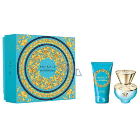 Versace Dylan Turquoise toaletní voda 30 ml + tělové mléko 50 ml, dárková sada pro ženy