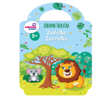 Ditipo Zábavná školička Zvířátka barevný sešit s aktivitami 32 stran 27,5 x 21,5 cm věk 5+