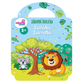 Ditipo Zábavná školička Zvířátka barevný sešit s aktivitami 32 stran 27,5 x 21,5 cm věk 5+