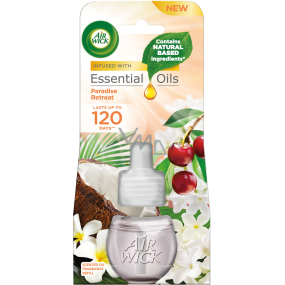 Air Wick Essential Oils Paradise Retreat - Rajská zahrada elektrický osvěžovač vzduchu náhradní náplň 19 ml