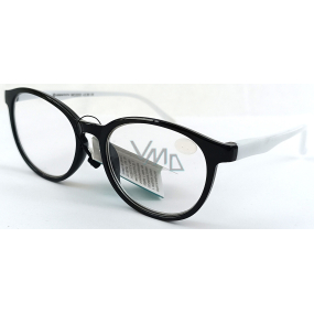 Berkeley Čtecí dioptrické brýle +1,5 plast černé bílé stranice 1 kus MC2253