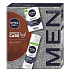Nivea Men Sensitive Care voda po holení 100 ml + Nivea Men Sensitive pěna na holení 200 ml, kosmetická sada pro muže