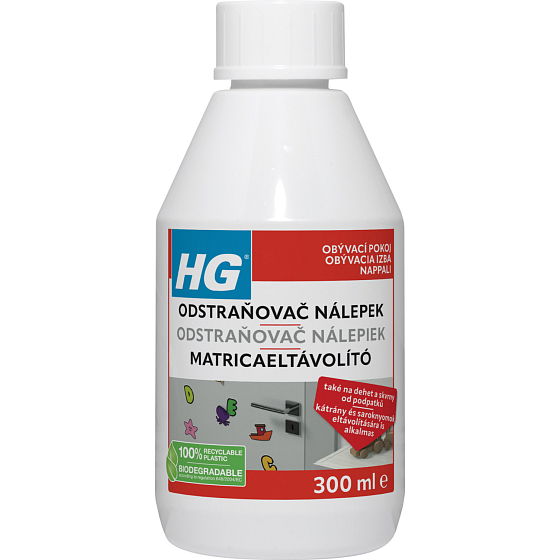 HG odstraňovač nálepek, 300 ml