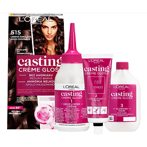 L'Oreál Casting Creme Gloss barva na vlasy 515 Ledová čokoláda L'Oreál Casting Creme Gloss barva na vlasy 515 Ledová čokoláda