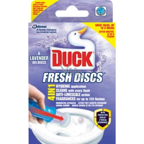 Duck Fresh Discs Levandule WC gel pro hygienickou čistotu a svěžest toalety 36 ml