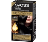 Syoss Oleo Intense Color barva na vlasy bez amoniaku 1-10 Intenzivně černý