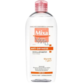 Mixa Anti-Dryness micelární voda proti vysušování 400 ml