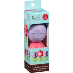 Eos Limited Edition Spring 2015 Fresh Watermelon, Vodní meloun balzám na rty 7 g + Passion Fruit, Marakuja balzám na rty 7 g