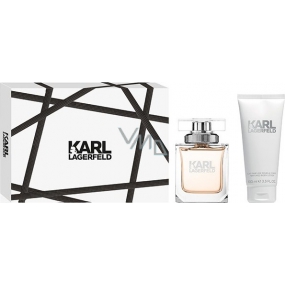 Karl Lagerfeld Eau de Parfum parfémovaná voda pro ženy 85 ml + tělové mléko 100 ml, dárková sada