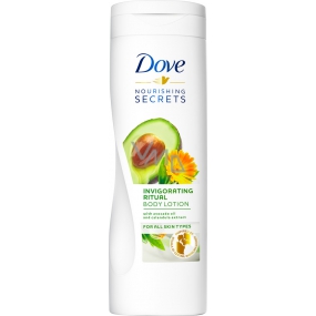 Dove Nourishing Secrets Povzbuzující Rituál Avokádový olej + extrakt z měsíčku lékařského tělové mléko 250 ml