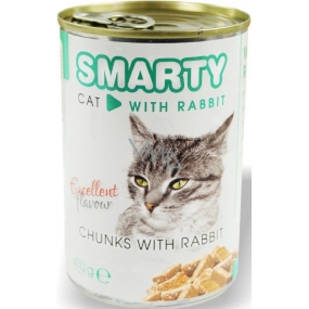 Smarty Chunks Cat s králíkem kompletní krmivo pro kočky 410 g