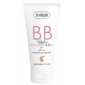 Ziaja BB SPF 15 krém normální, suchá a citlivá pleť 03 Dark 50 ml