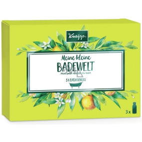 Kneipp Badewelt Sada olejů do koupele Mandlové květy pečující koupelový olej 20 ml + Antistres olej do koupele 20 ml + Hluboké uvolnění olej do koupele 20 ml, kosmetická sada