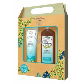 Biotter GlySkinCare Arganový olej šampon na vlasy 250 ml + sprchový gel 250 ml, pro zdravý a lesklý vzhled kosmetická sada