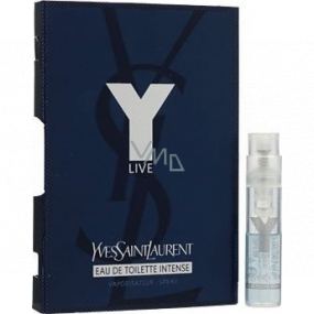 Yves Saint Laurent Y Live Intense toaletní voda pro muže 1,2 ml s rozprašovačem, vialka