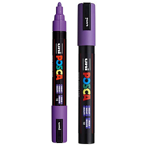 Posca Univerzální akrylátový popisovač 1,8 - 2,5 mm Fialová PC-5M