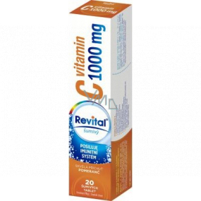 Revital Vitamin C Pomeranč doplněk stravy pro normální funkci imunitního systému 1000 mg 20 šumivých tablet