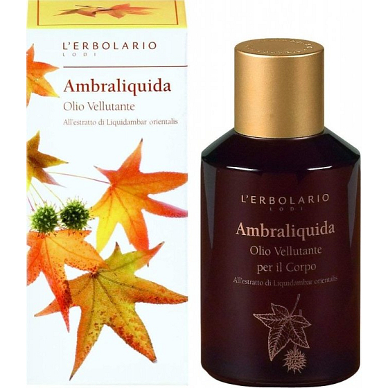 L'Erbolario Ambraliquida vyhlazující tělový olej 125 ml