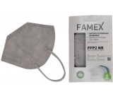 Famex Respirátor ústní ochranný 5-vrstvý FFP2 obličejová maska šedá 1 kus