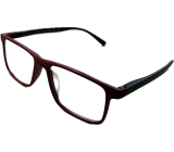 Berkeley Čtecí dioptrické brýle +1,0 plast červené, černé kárované postranice 1 kus MC2250