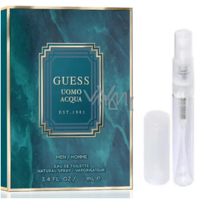 Guess Uomo Acqua Men toaletní voda pro muže 2 ml s rozprašovačem, vialka