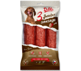 Dafiko Jumbo Sausage psí klobása, masová pochoutka pro psy 60 g