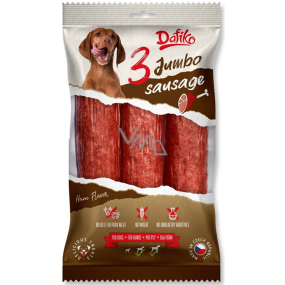 Dafiko Jumbo Sausage psí klobása, masová pochoutka pro psy 60 g