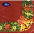 Nekupto Papírové ubrousky 3 vrstvé 33 x 33 cm 20 kusů Červené zvonky v rohu