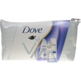Dove Original deodorant sprej 150 ml + sprchový gel 250 ml + tělové mléko 250 ml + taška, kosmetická sada