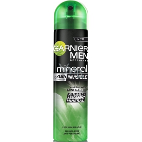 Garnier Men Mineral Invisible deodorant sprej pro muže 150 ml