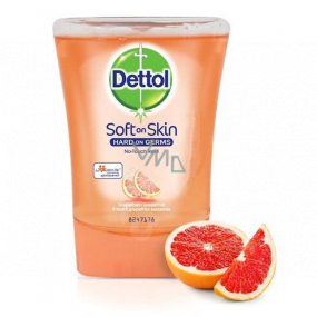 Dettol Grapefruit mýdlo do bezdotykového dávkovače náhradní náplň 250 ml