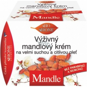Bione Cosmetics Mandle výživný denní mandlový krém pro velmi suchou a citlivou pleť 51 ml