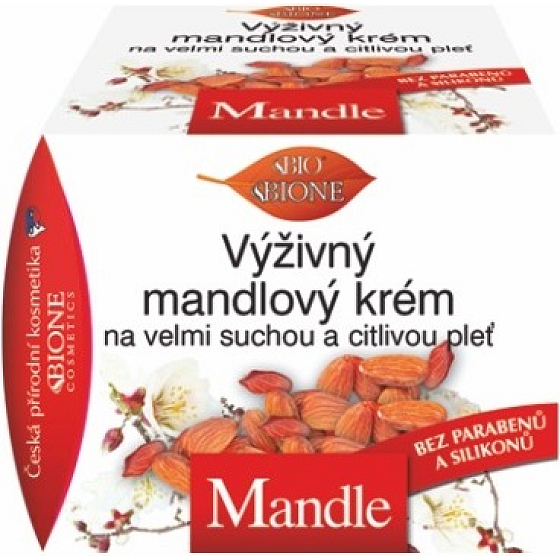 Bione Cosmetics Mandle výživný denní mandlový krém pro velmi suchou a citlivou pleť 51 ml